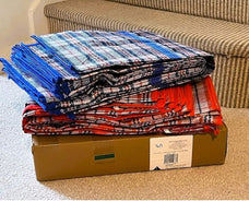 XXL Laundry and Storage Bags – Waterproof with Zips, Foldable Moving/Washing Bags, Multiuse – Pack of 10